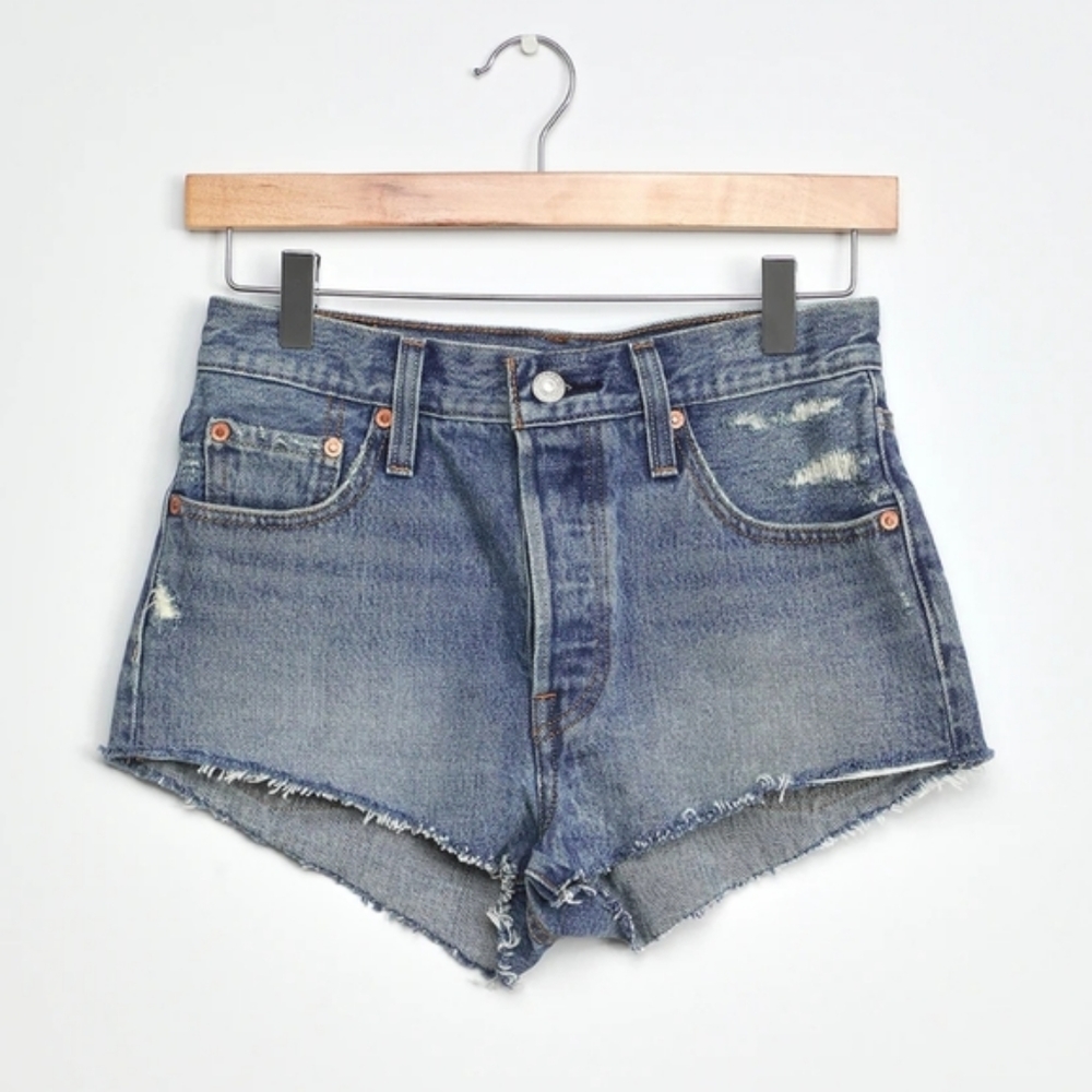 Levi's 501 Denim Micro Jean Shorts Teeny Weeny